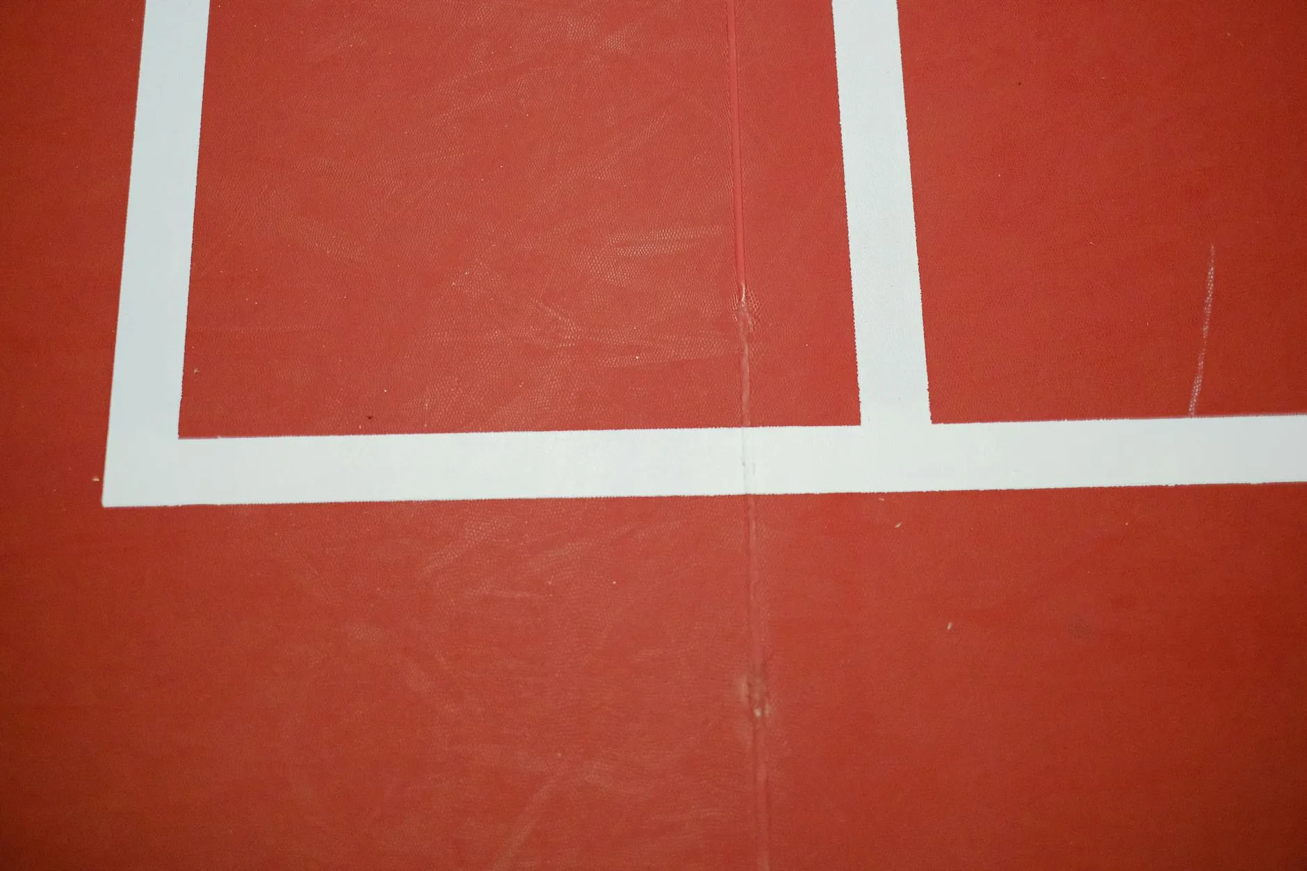 Clean indoor sports court surface for padel